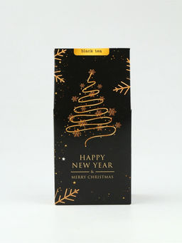 Чай черный новогодний подарочный Золотая ёлка, 50 г - Фабрика счастья фото 2