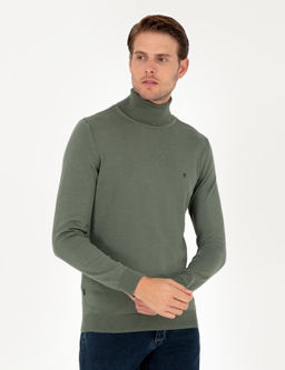 Duman Slim Fit Bal_k__ Yaka Basic Triko Kazak