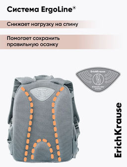 Цена за 1 шт. Ученический рюкзак ErichKrause ErgoLine® 15L Wild Cat  фото 7