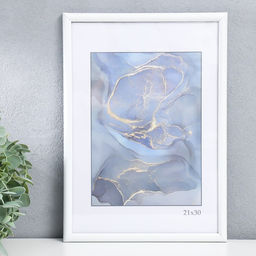 Фоторамка для фото 21×30 см Keep memories «Радуга», пластик, белый, (стекло)