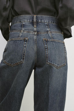 JEANS ZW COLLECTION BARREL TIRO ALTO / Azul - Zara фото 4
