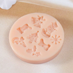 Молд силиконовый «Новый год», 1,2 см - 2,3 см