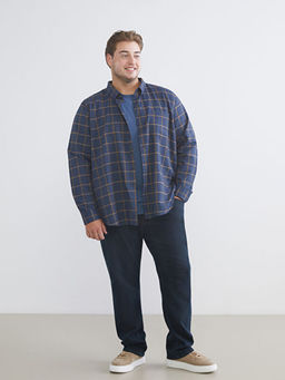 Regular Fit Uzun Kollu Ekose Erkek G?mlek