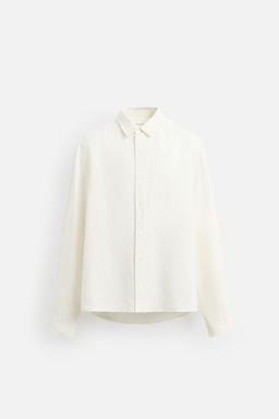 RELAXED FIT 100% HEMP SHIRT - Zara фото 7