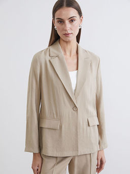 Gabardin Kad?n Blazer Ceket