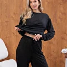 Костюм женский Флам с вискозой-1 Черный - Modamica фото 6