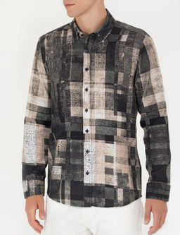Siyah Slim Fit Uzun Kollu G_mlek