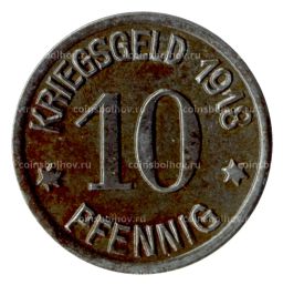 Монета 10 пфеннигов 1918 года Германия  Нотгельд (Кобленц)