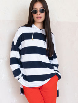 VILATTE / Летнее худи из премиальной кулирной глади