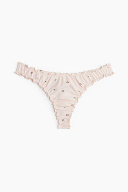 Pack de 3 bragas thong con ribete sobrehilado - H&m фото 13
