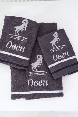 14418/10 Знаки зодиака полотенце махровое плотность 350гр