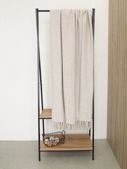 Покрывало вафельное 200x220 бежевый Хлопок 100%