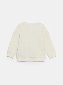 Kaplan Bask?l? Erkek Bebek Sweatshirt