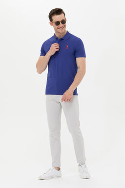 Мужская синяя базовая футболка - U.s. polo assn фото 5