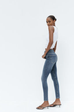 TRF SCULPT HIGH-WAIST JEANS - Zara фото 5