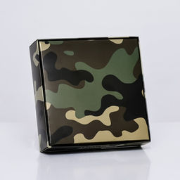 Цена за 5 шт. Коробка для 4 конфеты, Камуфляж 12.6?12.6?3.5 см