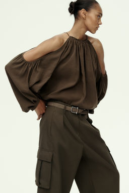 Blusa con hombros cut-out - H&m фото 3