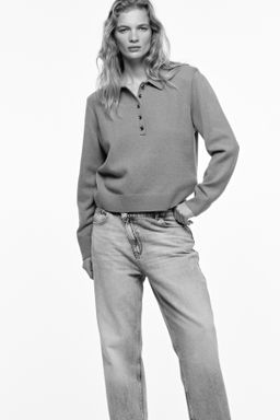 Jersey tipo polo con hombreras - H&m фото 5