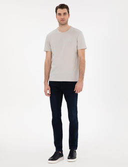 Ta_ %100 Pamuk Slim Fit Bisiklet Yaka Basic Ti__rt - Pierre cardin фото 4