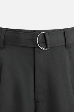 BELTED PLEATED TROUSERS - Zara фото 17