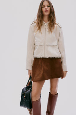 Chaqueta de sarga con cuello camisero - H&m фото 3