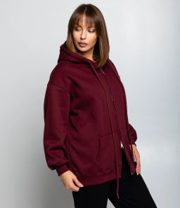 Толстовка #КТ8813 (9), бордовый - Dommod фото 2