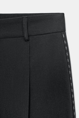 WRAPAROUND TROUSERS WITH TOPSTITCHING - Zara фото 10