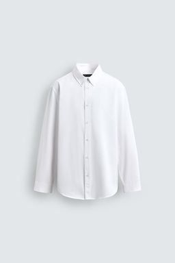 REGULAR FIT TEXTURED SHIRT - Zara фото 15