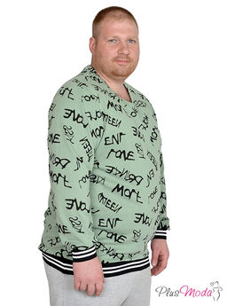 Толстовка Модель №886 размеры 44-84 - Plusmoda фото 3