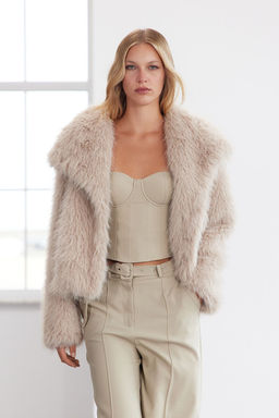 Bej Oversize Kal?p Kurk Mont TWOAW25MO00035 - Trendyolmilla фото 14