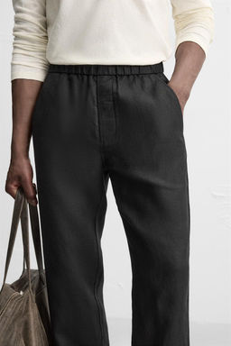 100% LINEN TROUSERS - Zara фото 17