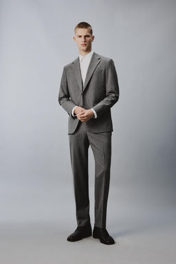 BLAZER TRAJE RAYA DIPLOM?TICA CON LANA / Gris