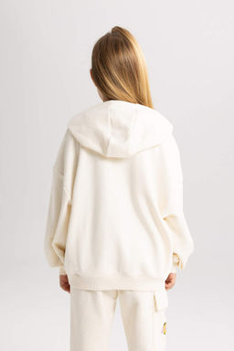 Толстовка с капюшоном для девочек NBA Los Angeles Lakers - Defacto фото 10