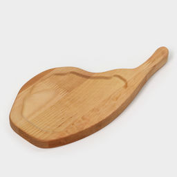 Доска для подачи «Стэйк хаус», 30×15×1.8 см, массив берёзы, натуральная