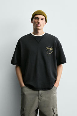 WASHED PRINTED SWEATSHIRT - Zara фото 2