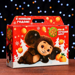 Подарочная коробка Чебурашка, Портфель широкий , 31 х 8,5 х 20,3 см - Simaland фото 7