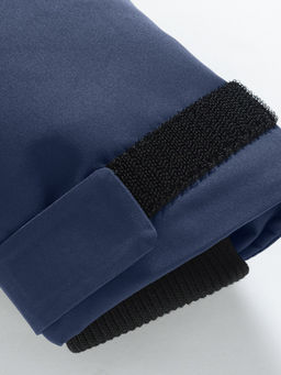 Парка зимняя мужская с капюшоном темно-синего цвета 9533-1TS - Valianly фото 11