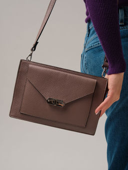 Сумка Deboro 30017 розово-серый