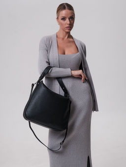 Сумка кожаная на плечо Azaro 30925 черный