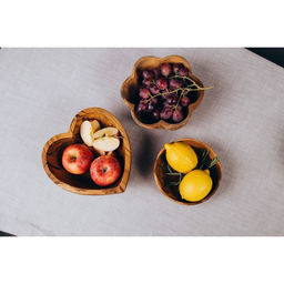 УЦЕНКА Салатник Сердце 20?20?9 см, тиковое дерево