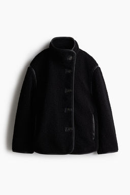 Chaqueta de corte holgado en borreguito - H&m фото 5