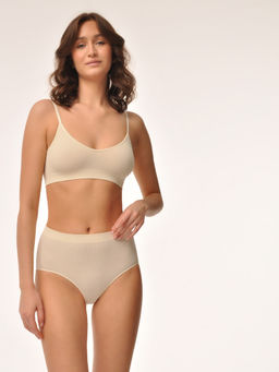 Топ на тонких бретелях в рубчик - My фото 31