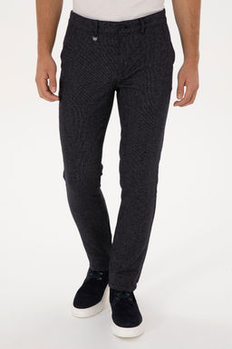 Erkek Lacivert Slim Fit Kanvas / Chino Pantolon - U.s. polo assn фото 2