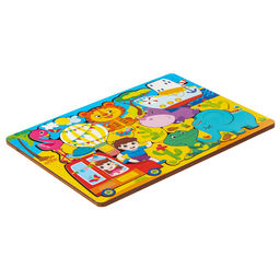 Рамка - вкладыш «Джунгли зовут», 19 деталей