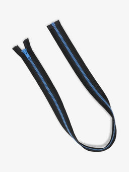 Цена за 10 шт. Молния «Трактор», №5, разъёмная, замок автомат, 70 см, контрастное звено, чёрная