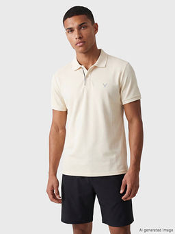 Polo Yaka Nak??l? Erkek Spor Ti??rt