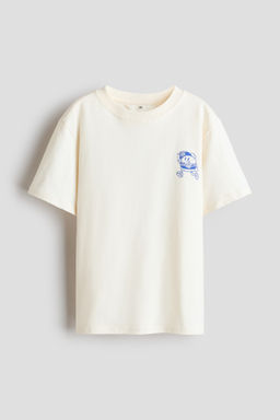 Camiseta estampada de algod?n - H&m фото 6