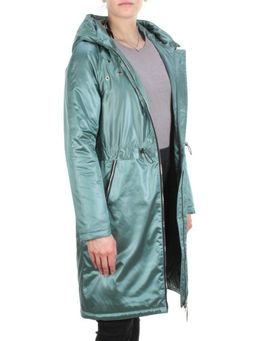 F03 GREEN Куртка демисезонная женская (100 гр. синтепон) - Фабричный китай фото 6