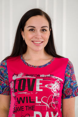 Пижама женская домашний интерлок из футболки и бридж LOVE ночной сад