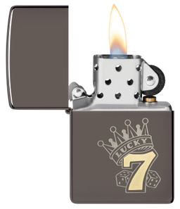 Зажигалка ZIPPO Счастливая 7 | Lucky 7 Design 48913  фото 3